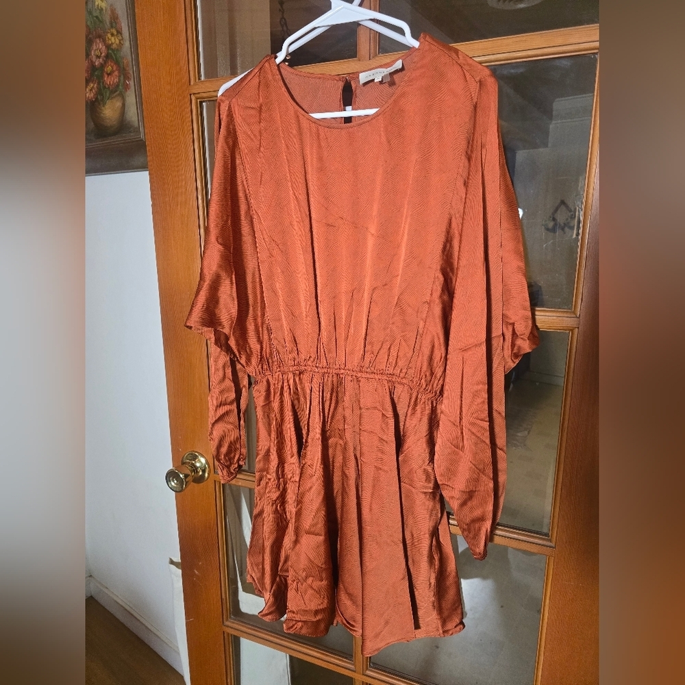 Anthropologie Caballero Women's Long-Sleeve Mini Dress Medium